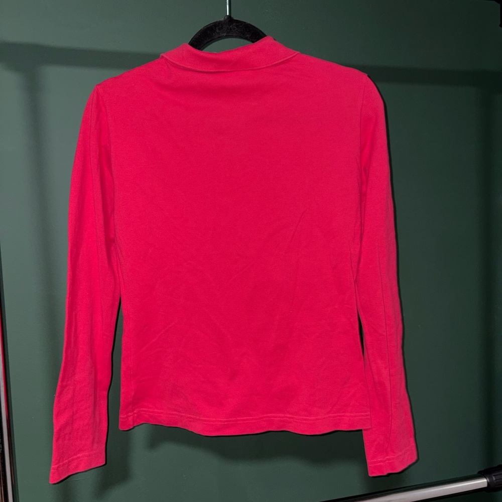 Women’s Lacoste Polo Long Sleeve - Picture 3 of 3